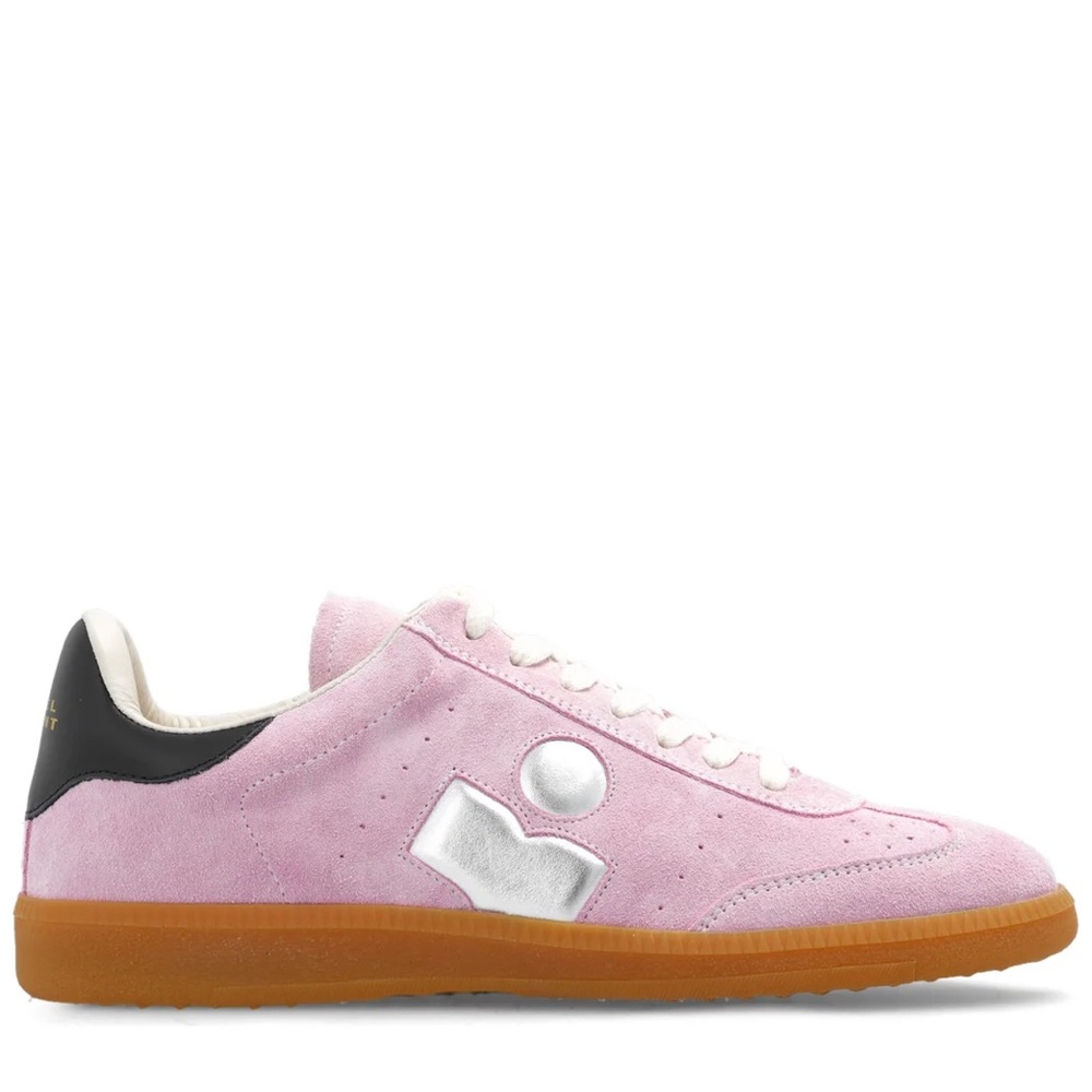 Pink Isabel Marant Bryce Lace-Up Sneakers